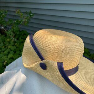 Lovely vintage straw hat made in England